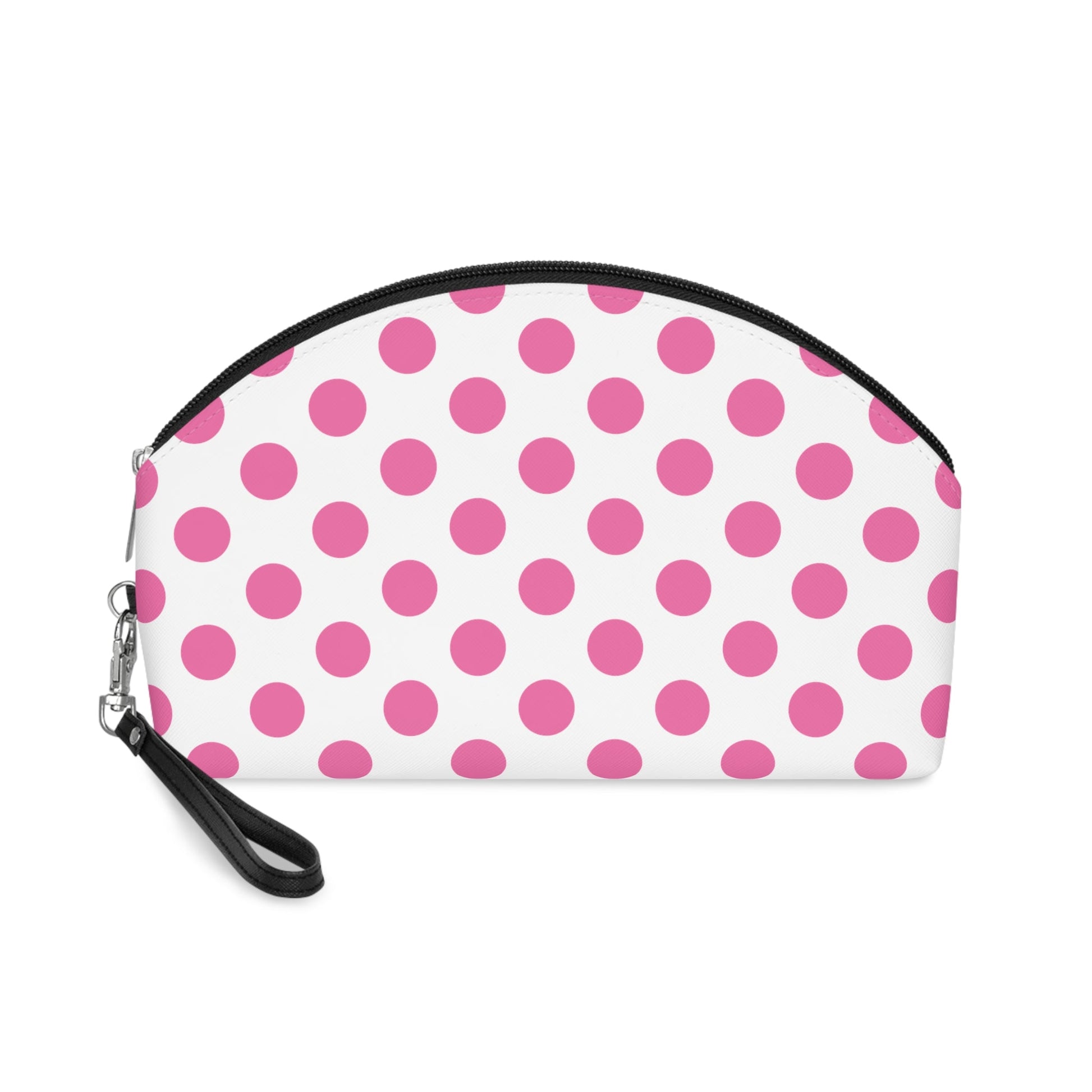 Pink polka dot Makeup Bag