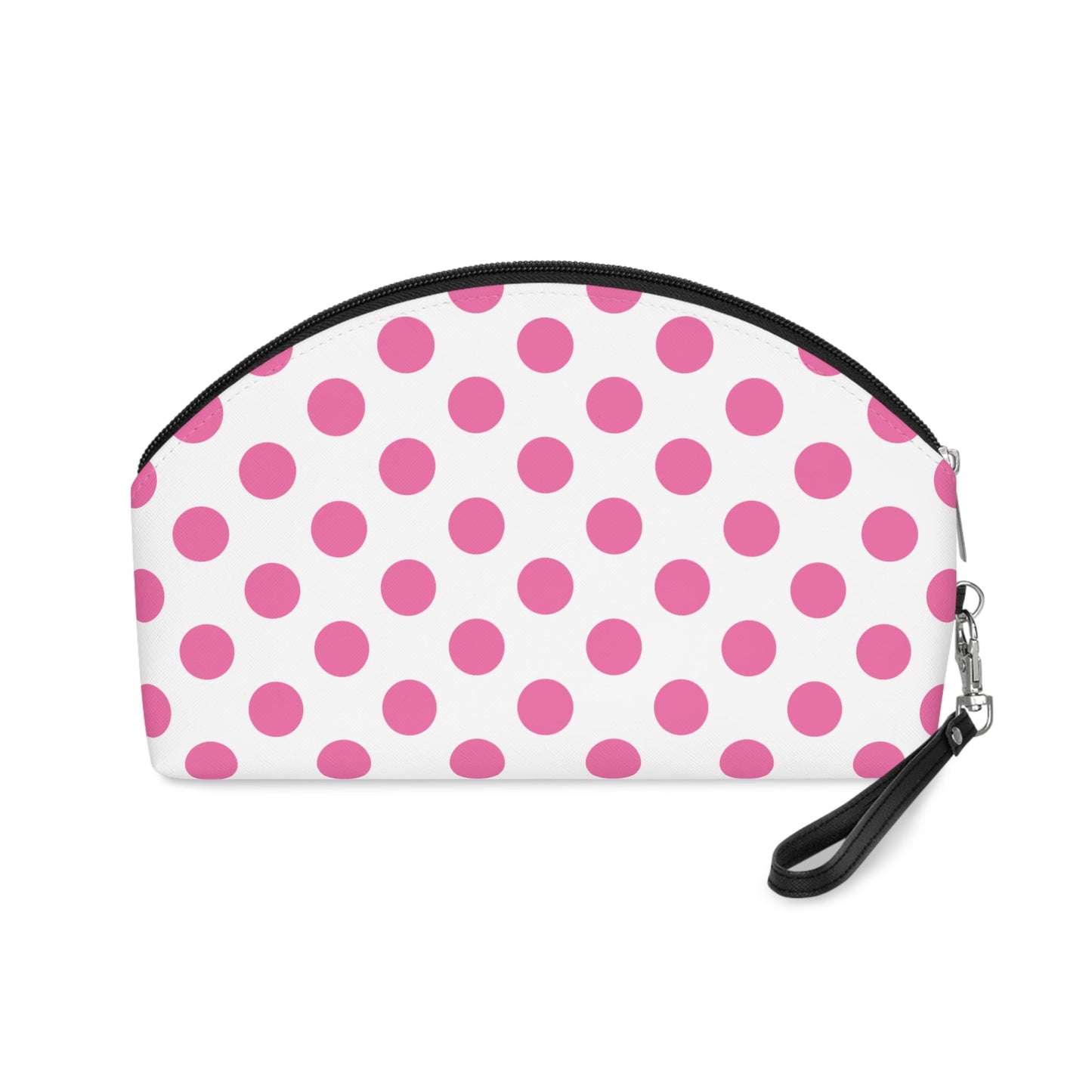 Pink polka dot Makeup Bag