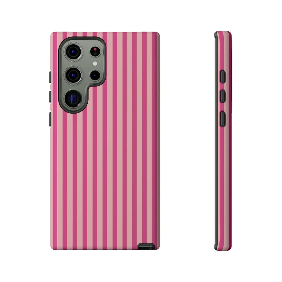 Pink Stripe Everyday Phone Case Cover Protective Smartphone Cover Trendy Accessories - Samsung Galaxy S23 Ultra