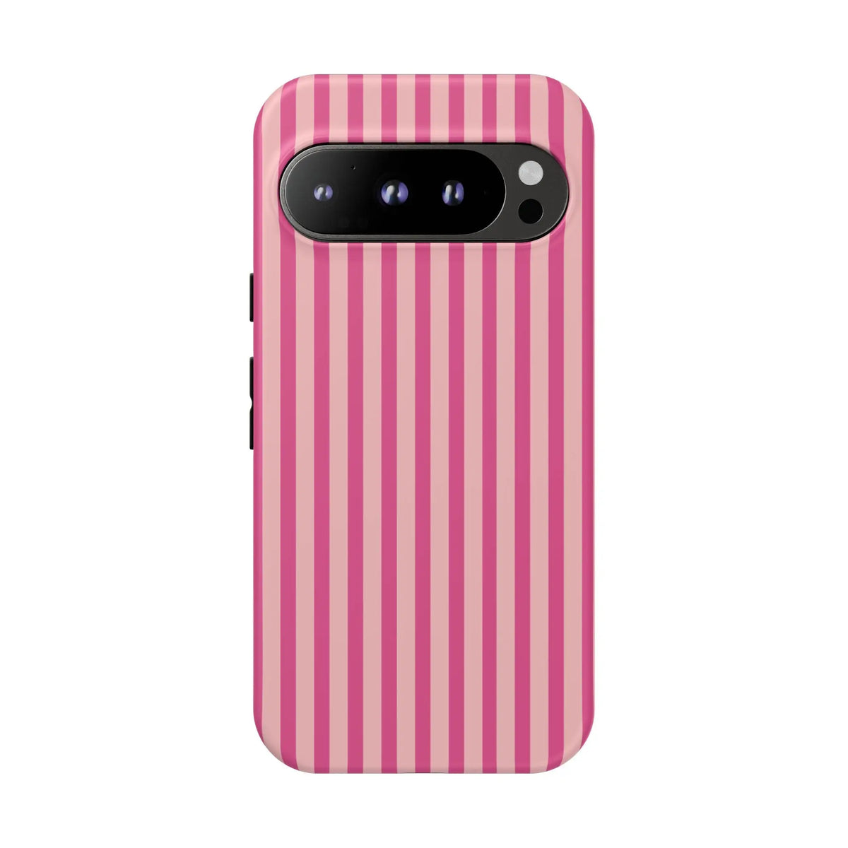 Pink Stripe Everyday Phone Case Cover Protective Smartphone Cover Trendy Accessories - Google Pixel 9 Pro / Matte