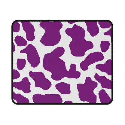 Purple Cow Print Non-Slip Gaming Mouse Pad - 9.5’’ × 8’’ - Home Decor