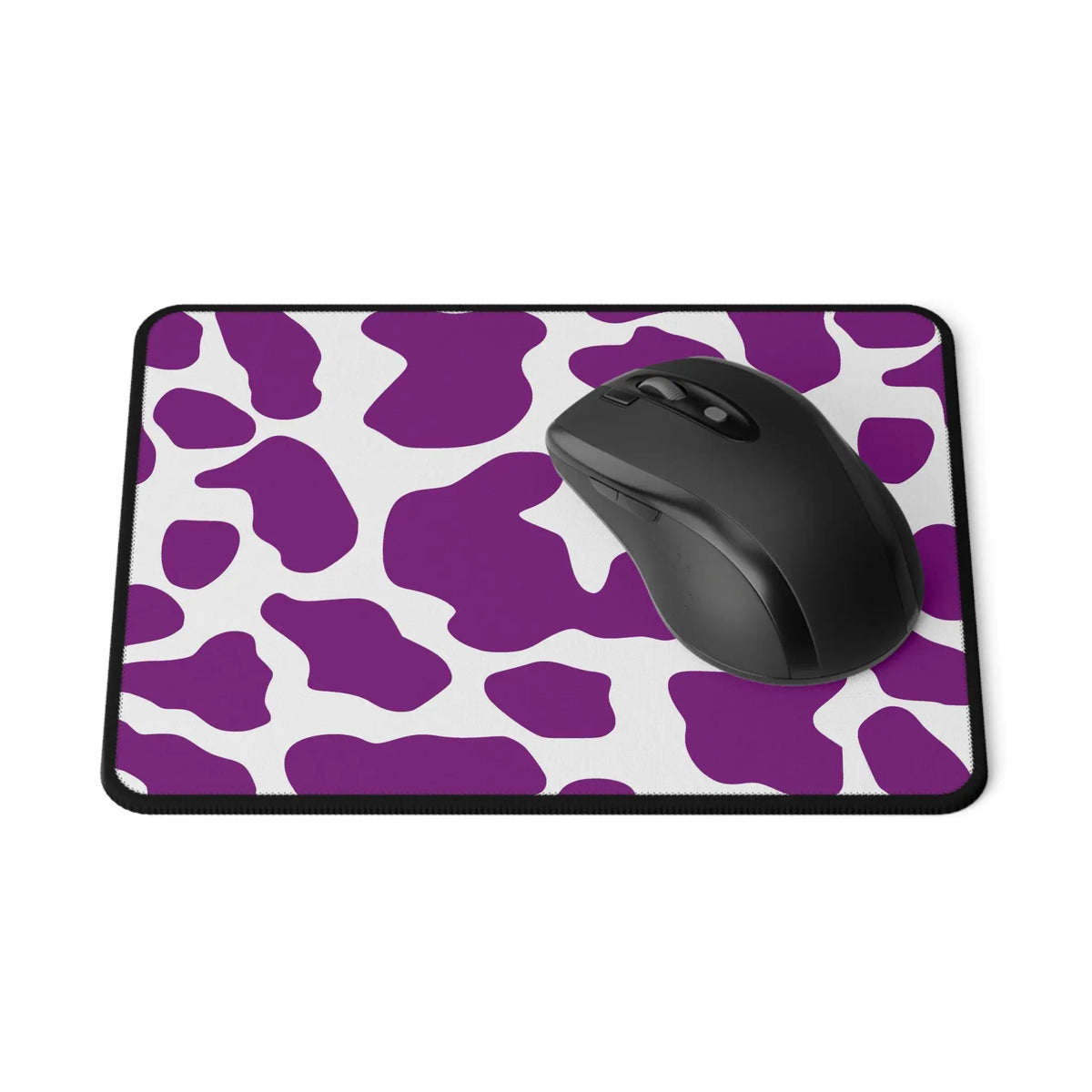 Purple Cow Print Non-Slip Gaming Mouse Pad - 9.5’’ × 8’’ - Home Decor
