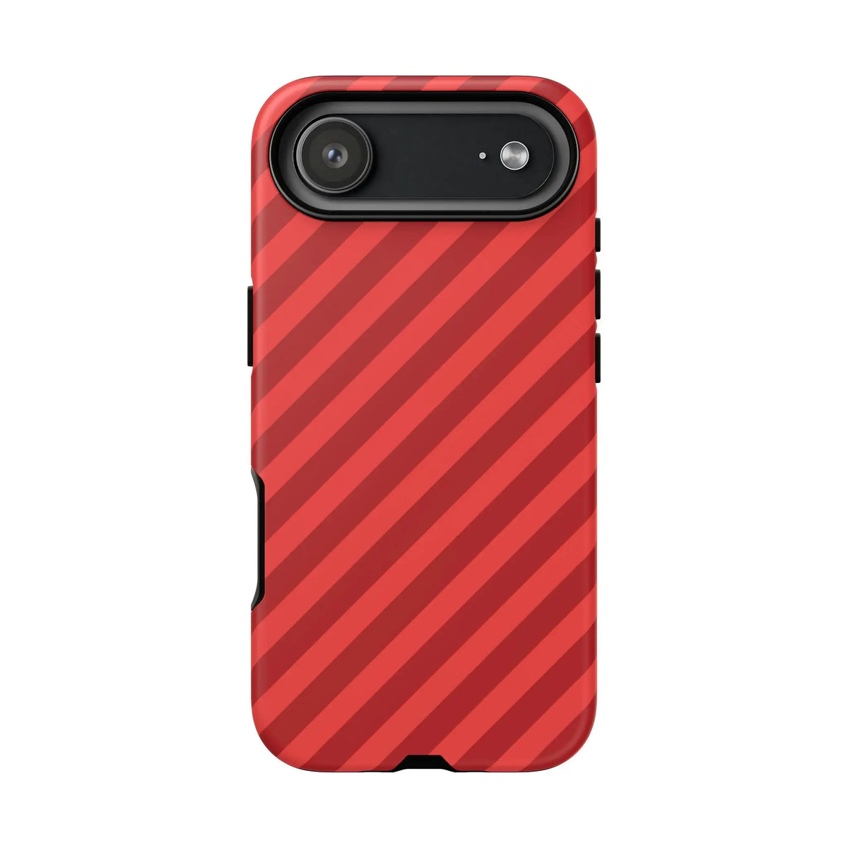 Red Stripes Hard Shell Phone CaseCover - iPhone 17 Air / Matte - Phone Case