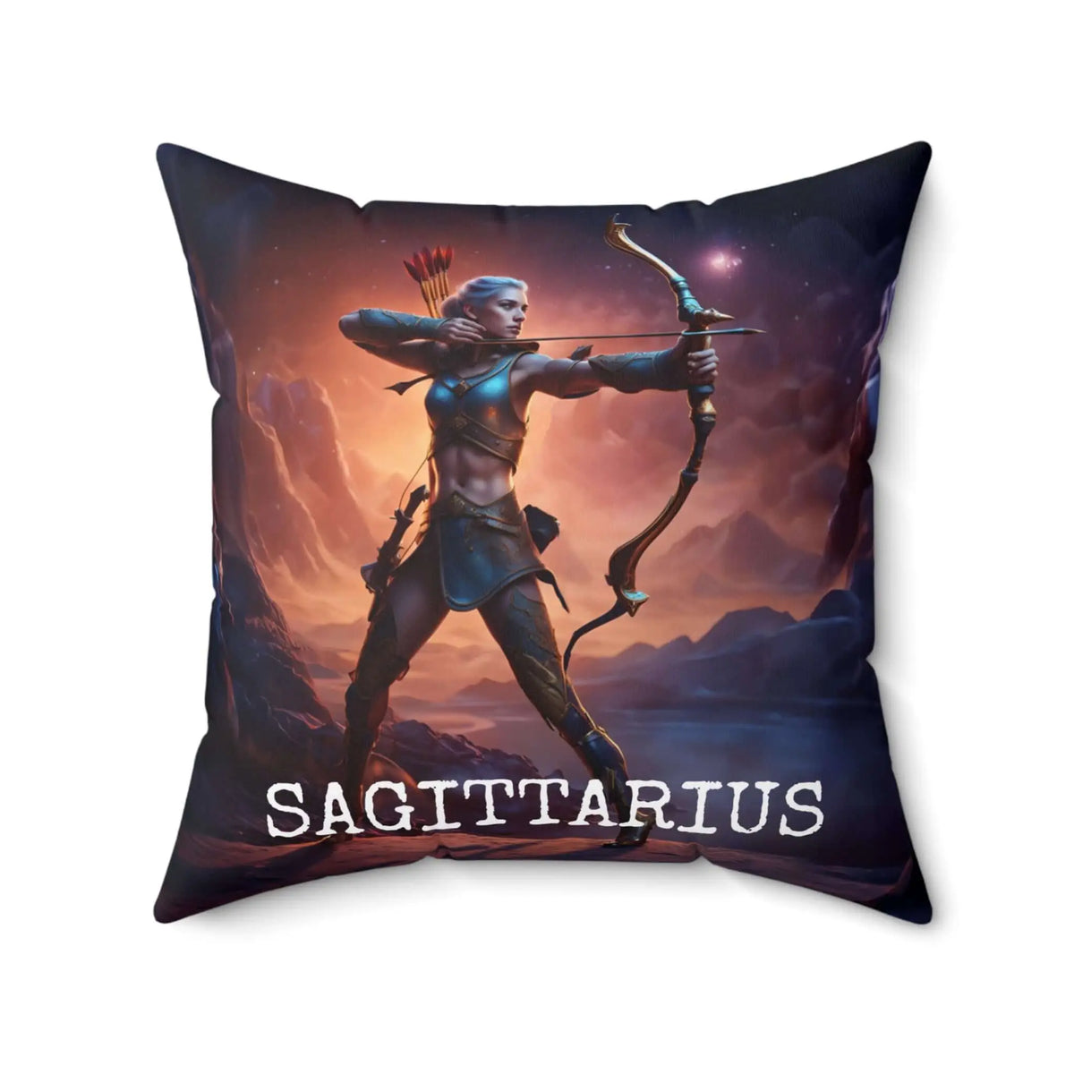 Sagittarius Horoscope Astrology Square Throw Pillow