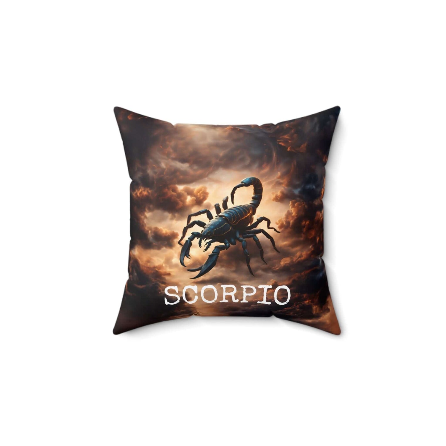 Scorpio Horoscope Astrology Square Throw Pillow