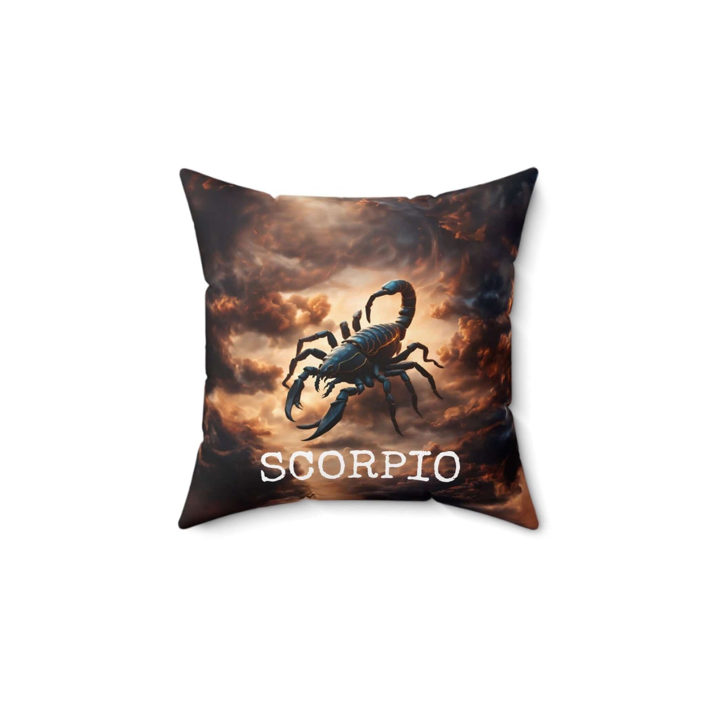 Scorpio Horoscope Astrology Square Throw Pillow