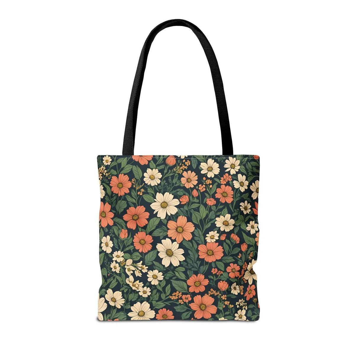 Tote Bag Floral Design Shopping Carry Travel Bag - Tote Bag