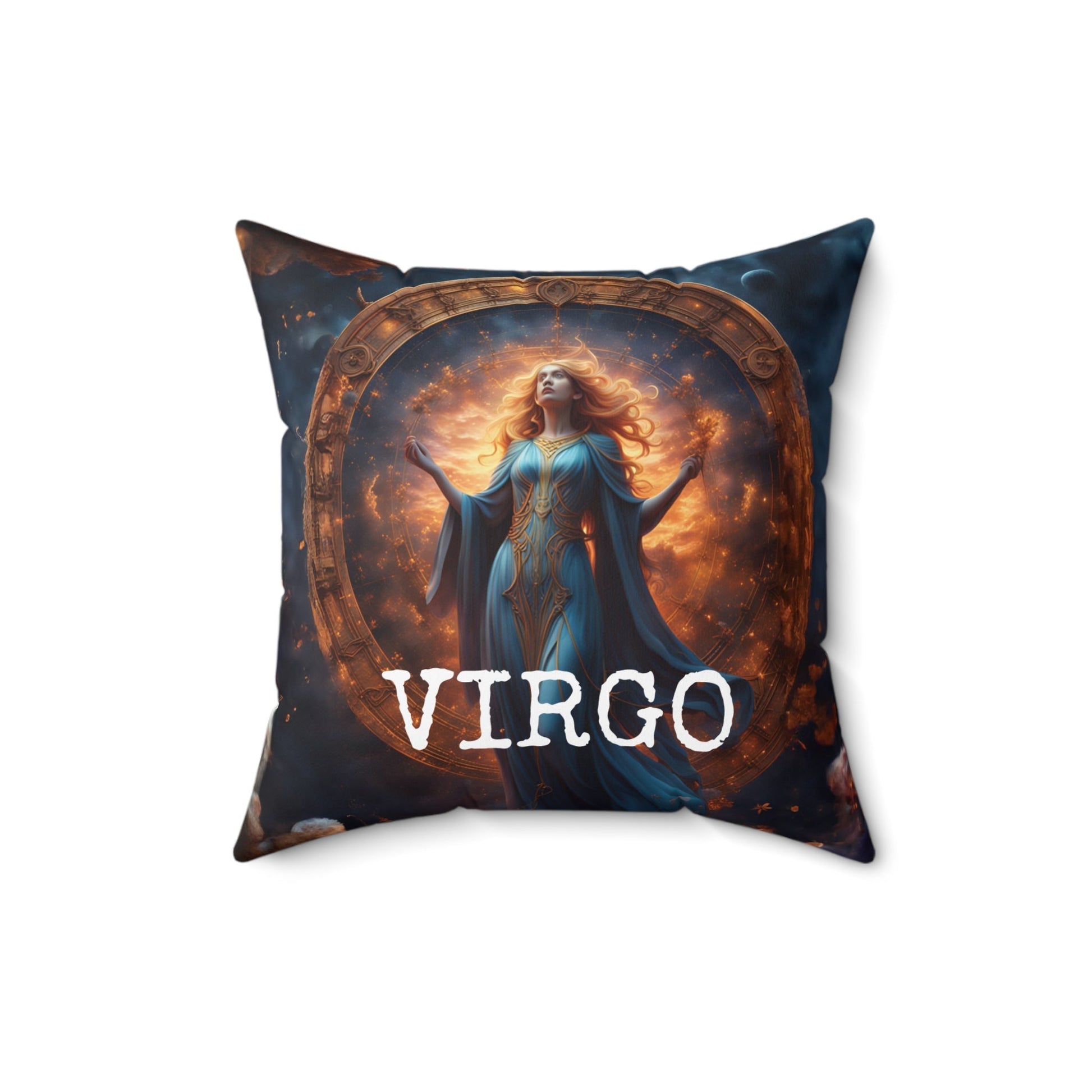 Virgo Horoscope Square Throw Pillow