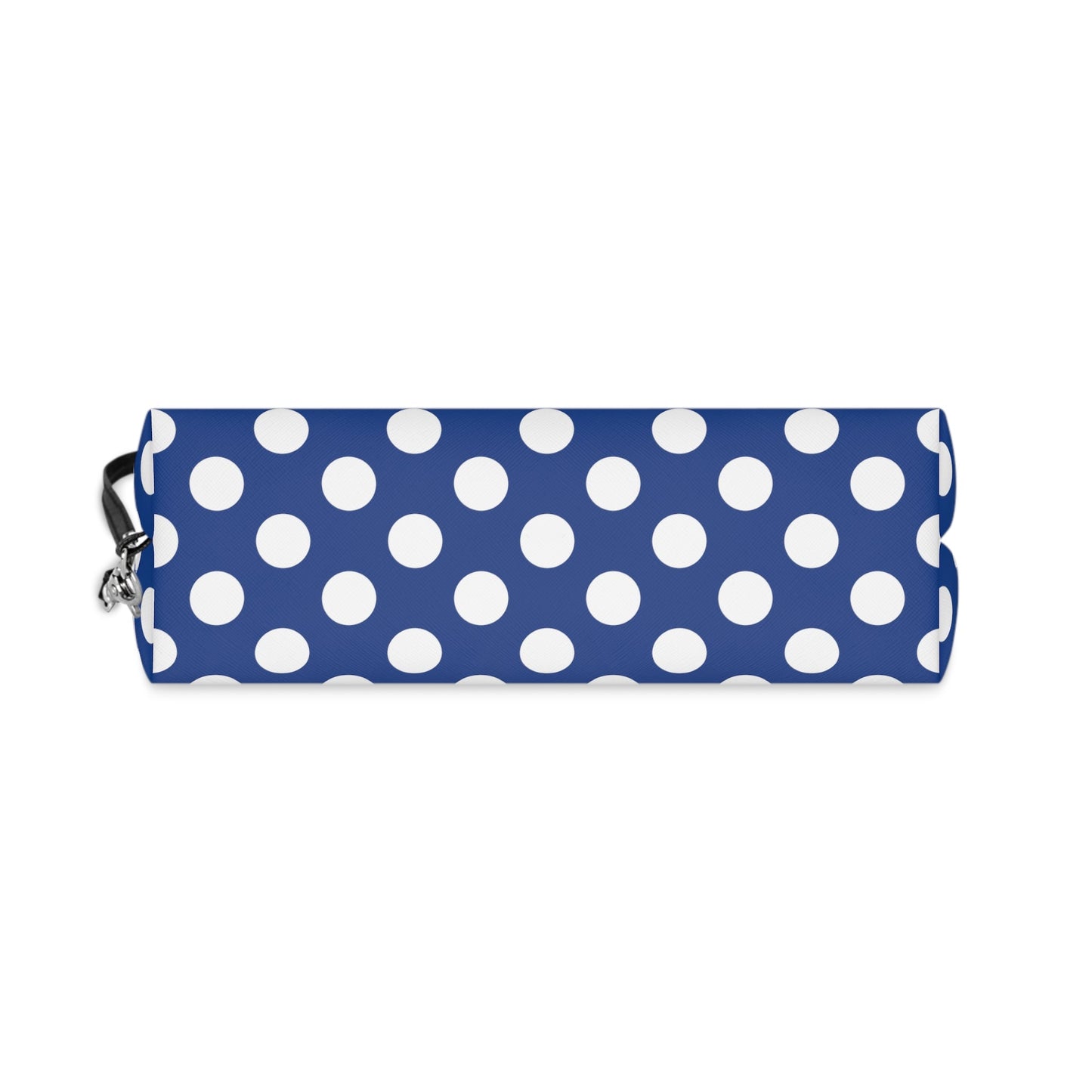 White polka dot blue Makeup Bag