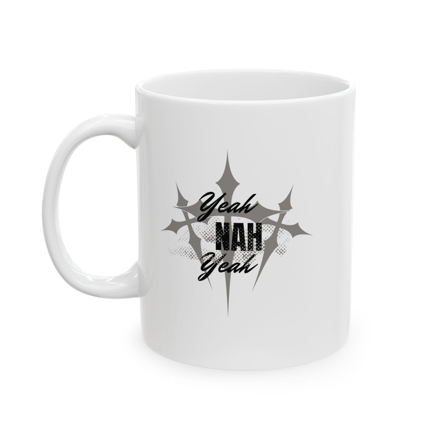 Yeah Nah Yeah Ceramic Coffee Travel Mug Australian Slang Gift Yeah Nah Yeah - Mug