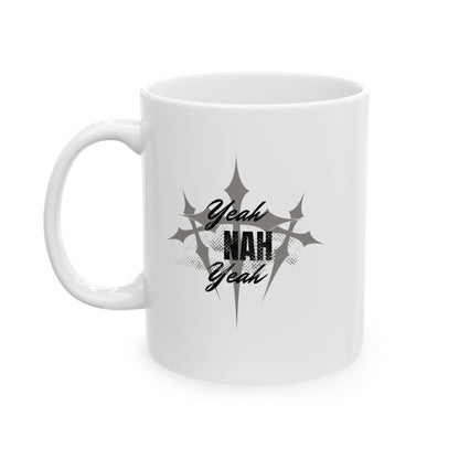 Yeah Nah Yeah Ceramic Coffee Travel Mug Australian Slang Gift Yeah Nah Yeah - Mug