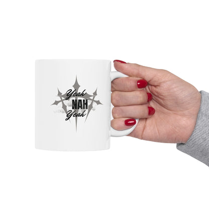 Yeah Nah Yeah Ceramic Coffee Travel Mug Australian Slang Gift Yeah Nah Yeah - Mug