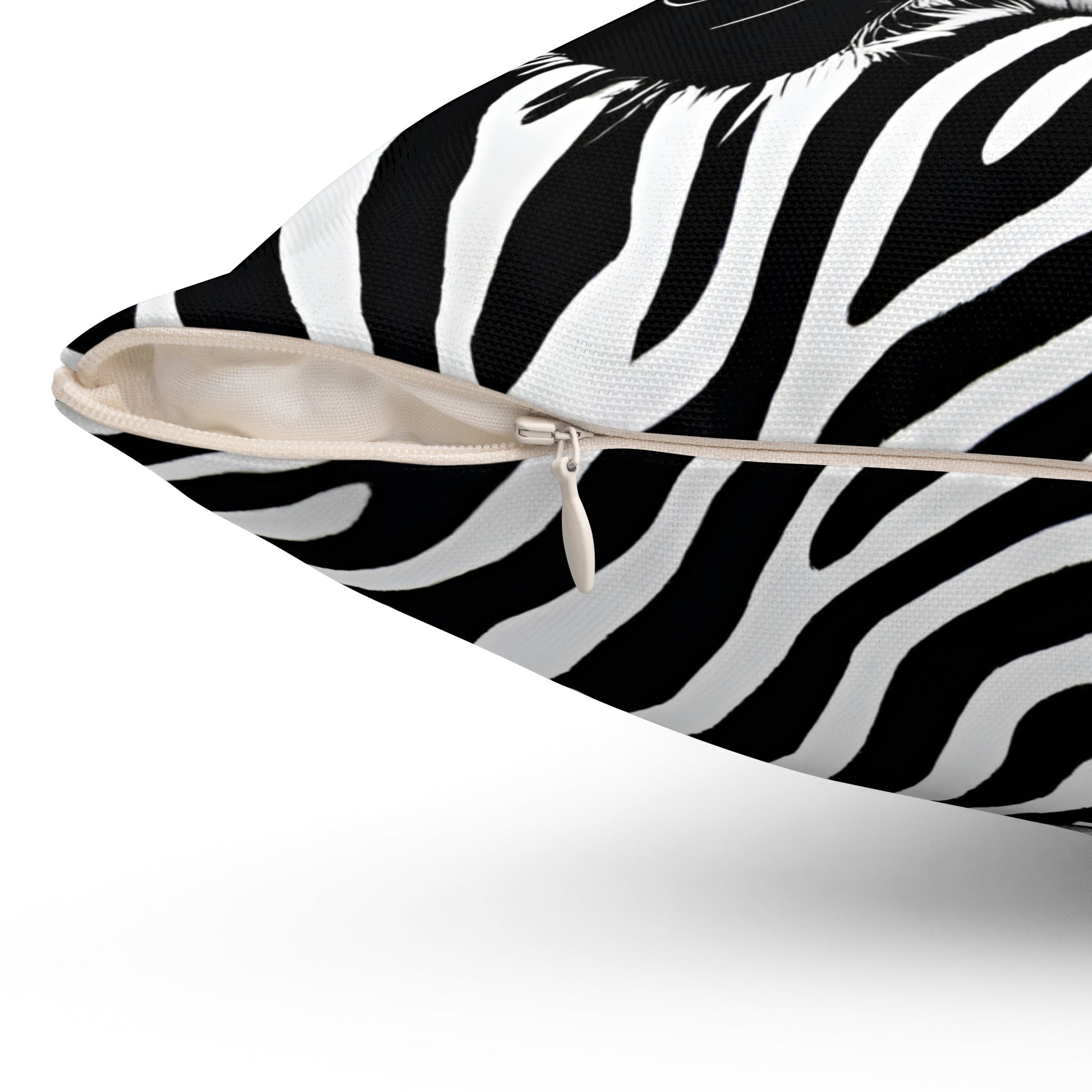 Zebra Pillow Square Throw Pillow