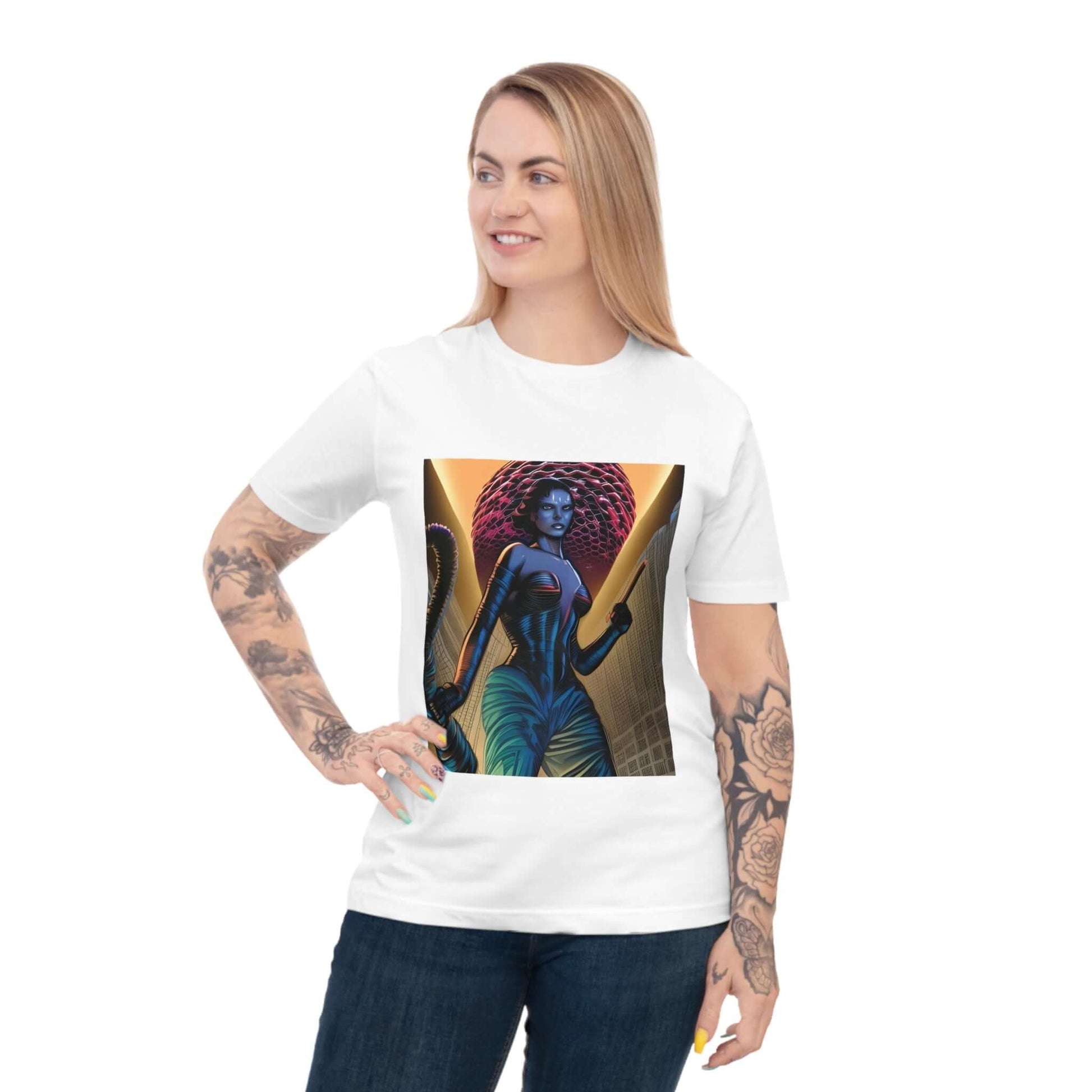 AI Woman T shirt T-Shirt JSCHAFFA.com