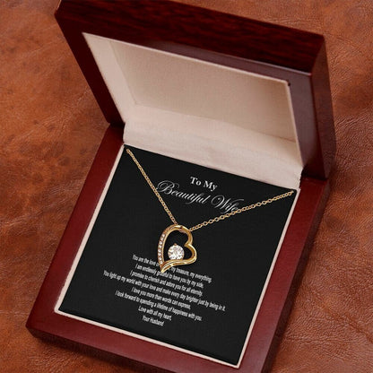 Beautiful Wife Forever Love Necklace Jewelry JSCHAFFA.com