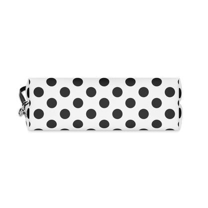 Black Polka dot Makeup Bag Bags JSCHAFFA.com