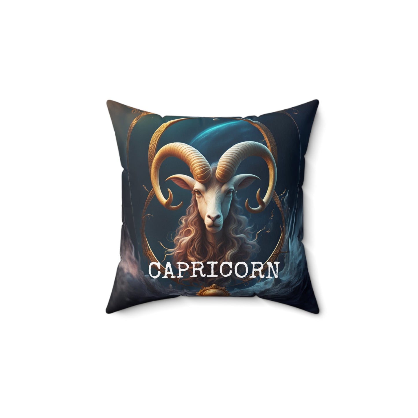 Capricorn horoscope Square Throw Pillow Lumbar Cushion Home Decor JSCHAFFA.com