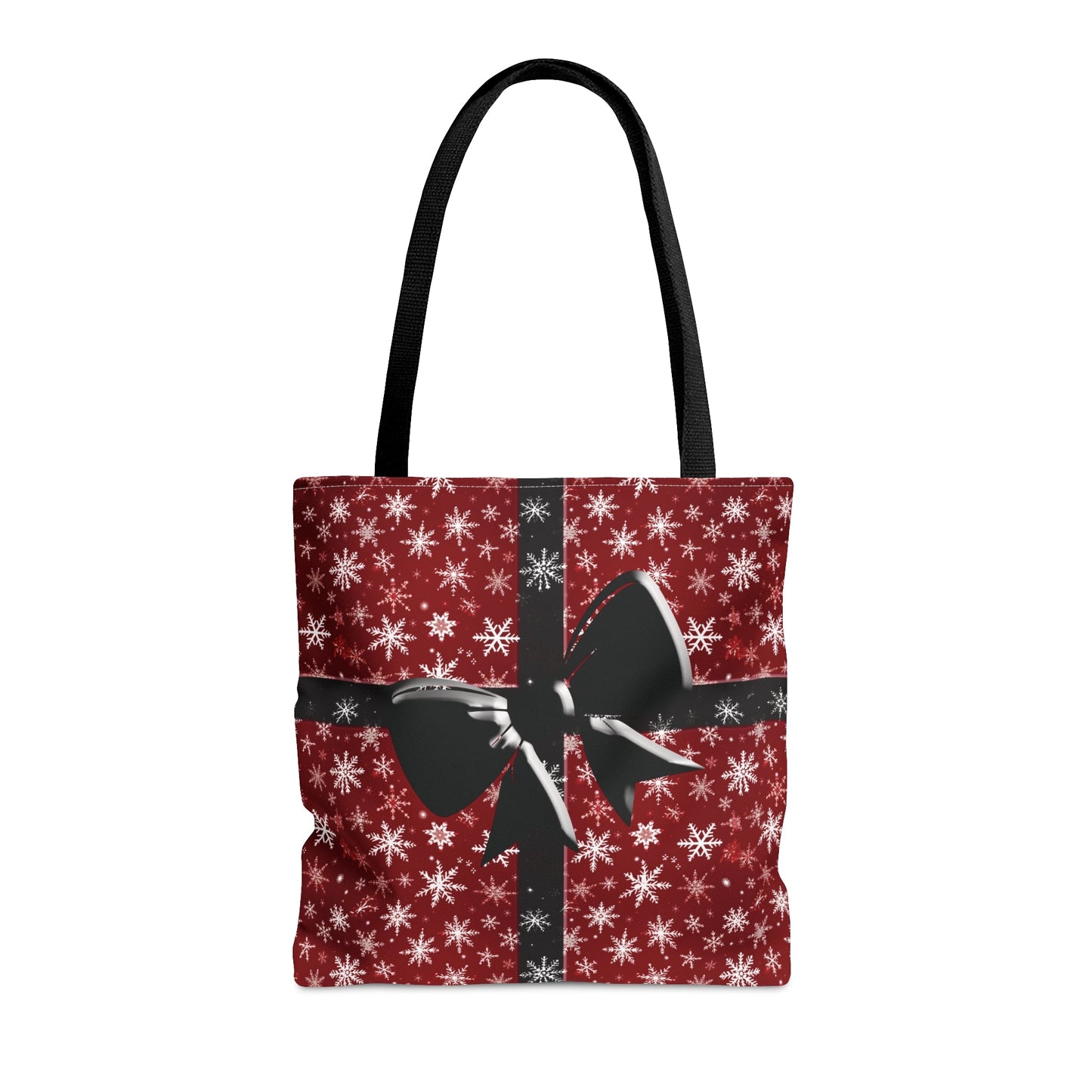 Christmas Bow Red Tote Bag Tote Bag JSCHAFFA.com