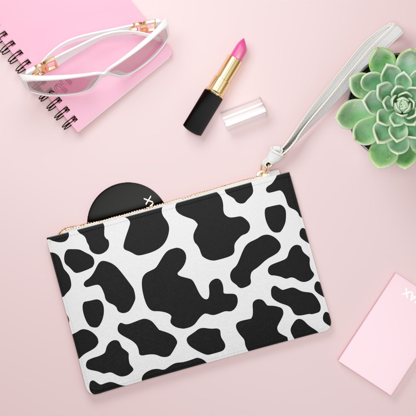 Cow pattern Clutch Bag Bags JSCHAFFA.com