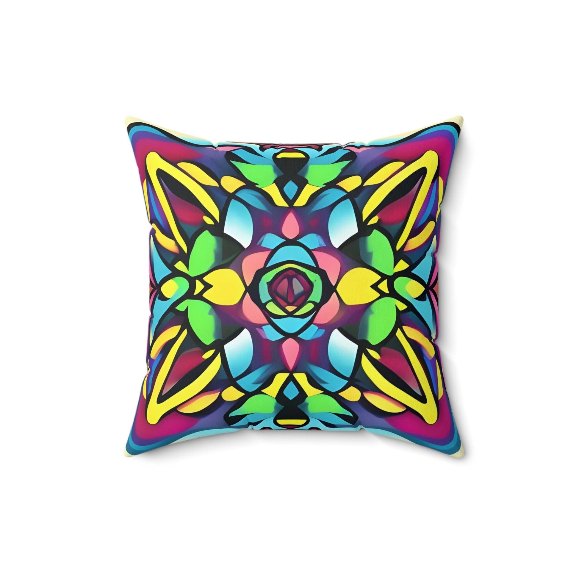 Digital Art Inspired Square Throw Pillow Home Decor JSCHAFFA.com