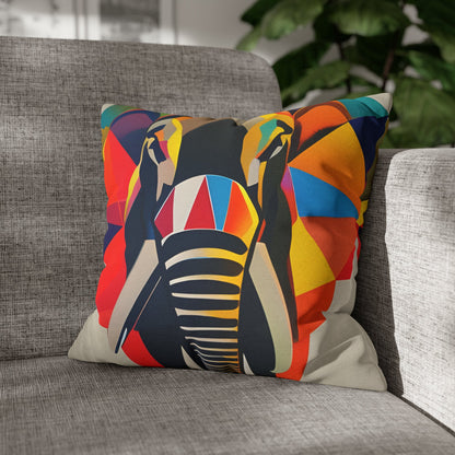 Elephant Pillow Square Pillow Cover (Case Only) Home Decor JSCHAFFA.com