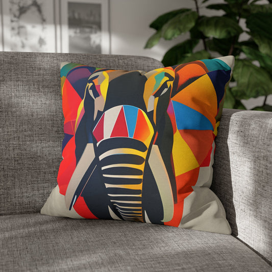 Elephant Pillow Square Pillow Cover (Case Only) Home Decor JSCHAFFA.com