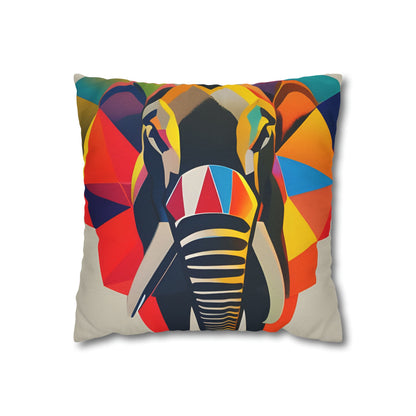 Elephant Pillow Square Pillow Cover (Case Only) Home Decor JSCHAFFA.com