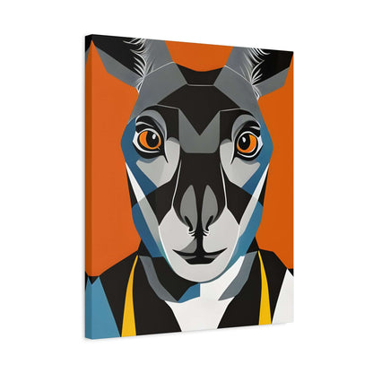 Graceful Kangaroo Canvas Art - Stunning Australian Wildlife Wall Decor Canvas JSCHAFFA.com