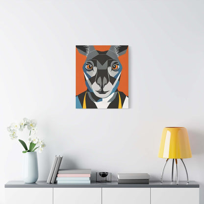 Graceful Kangaroo Canvas Art - Stunning Australian Wildlife Wall Decor Canvas JSCHAFFA.com