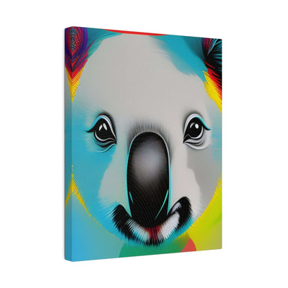 Koala face Premium wall art Matte Canvas Canvas JSCHAFFA.com