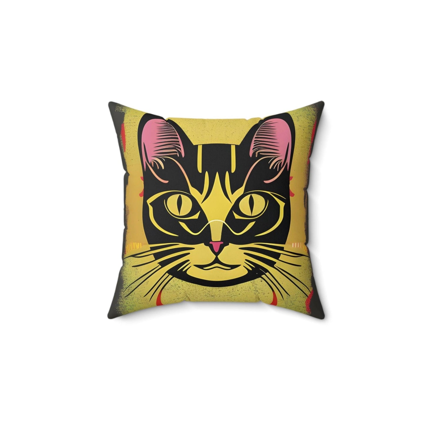 Magic Cat Square Throw pillow Home Decor JSCHAFFA.com