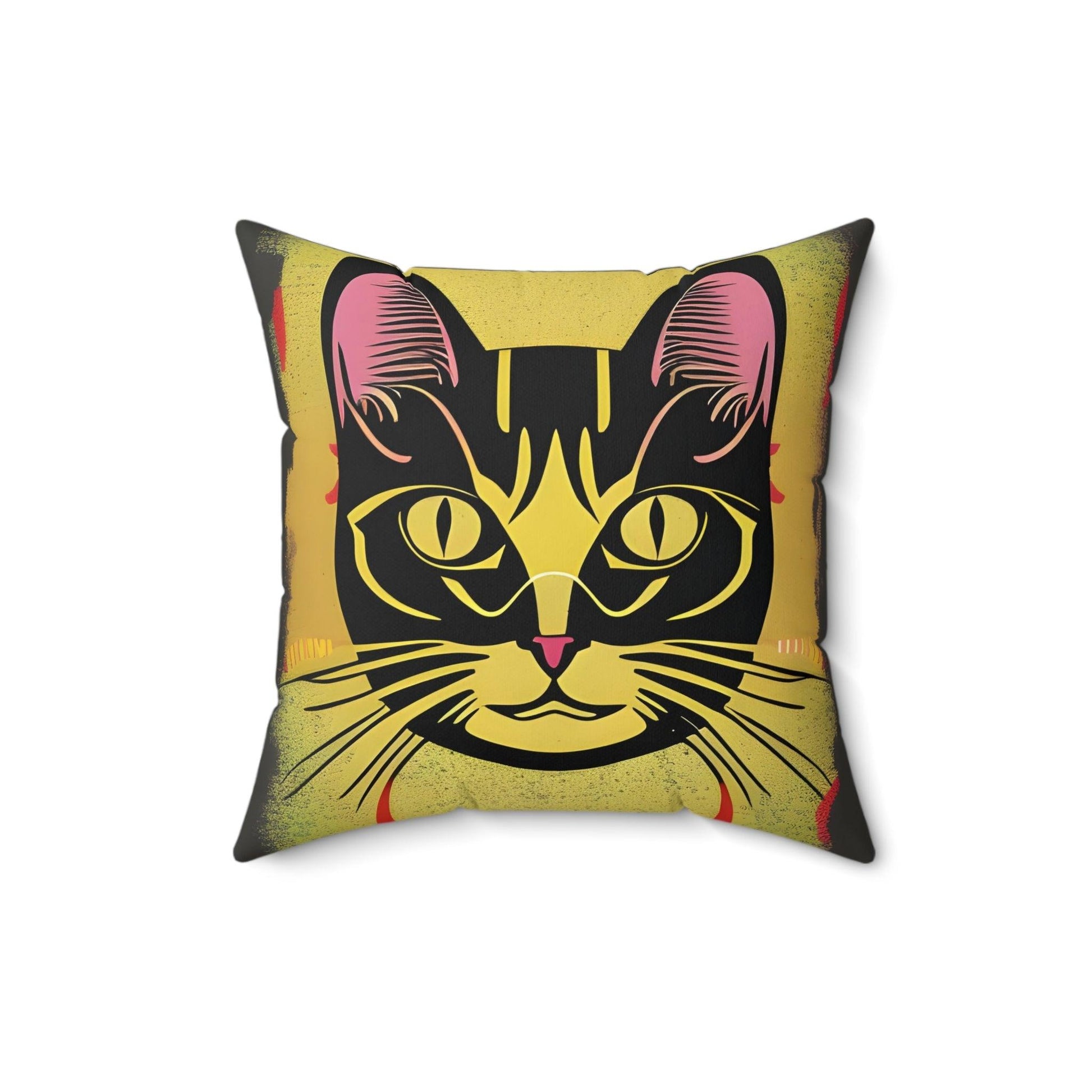 Magic Cat Square Throw pillow Home Decor JSCHAFFA.com