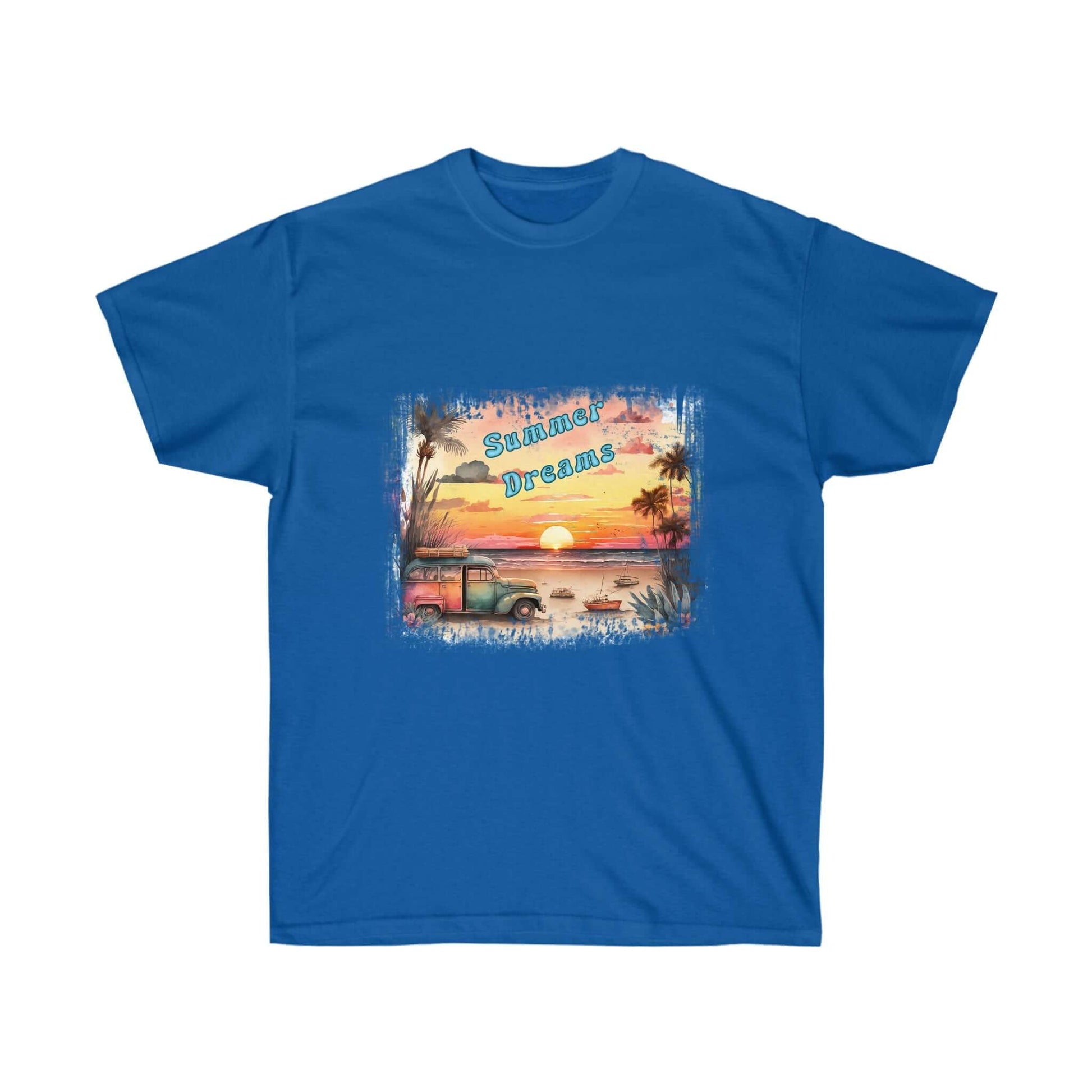 Unisex Beach Sunset Ultra Cotton Tee T-Shirt JSCHAFFA.com