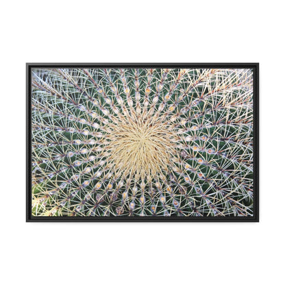 Cactus Wall aArt Matte Canvas With Black Frame Wall art JSCHAFFA.com