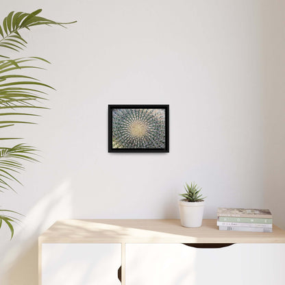 Cactus Wall aArt Matte Canvas With Black Frame Wall art JSCHAFFA.com