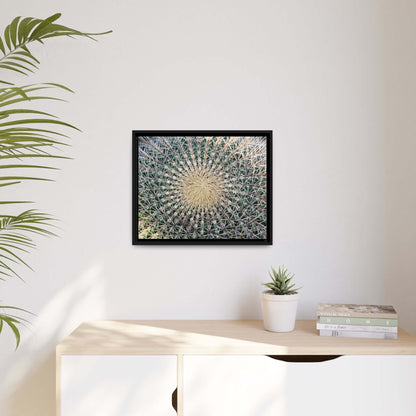 Cactus Wall aArt Matte Canvas With Black Frame Wall art JSCHAFFA.com