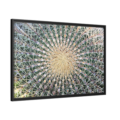 Cactus Wall aArt Matte Canvas With Black Frame Wall art JSCHAFFA.com