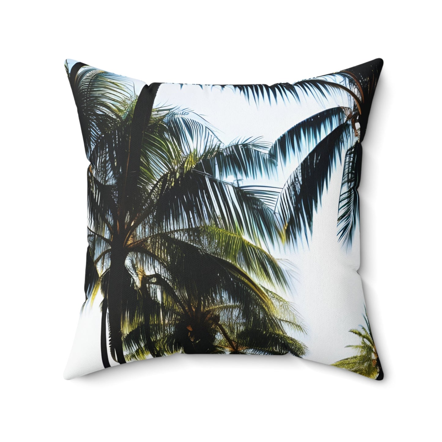 Palm Tree Square Throw Pillow Home Decor JSCHAFFA.com