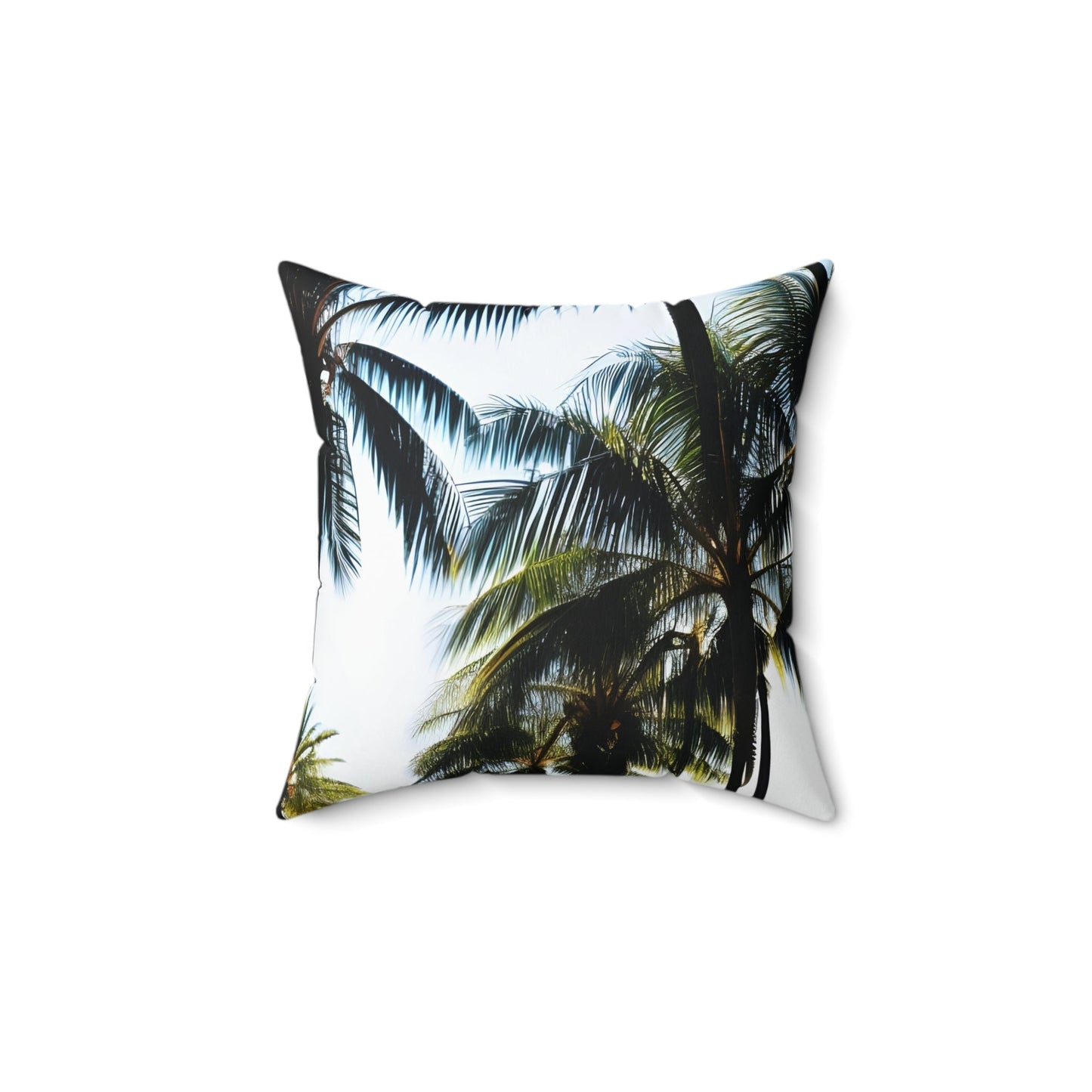 Palm Tree Square Throw Pillow Home Decor JSCHAFFA.com