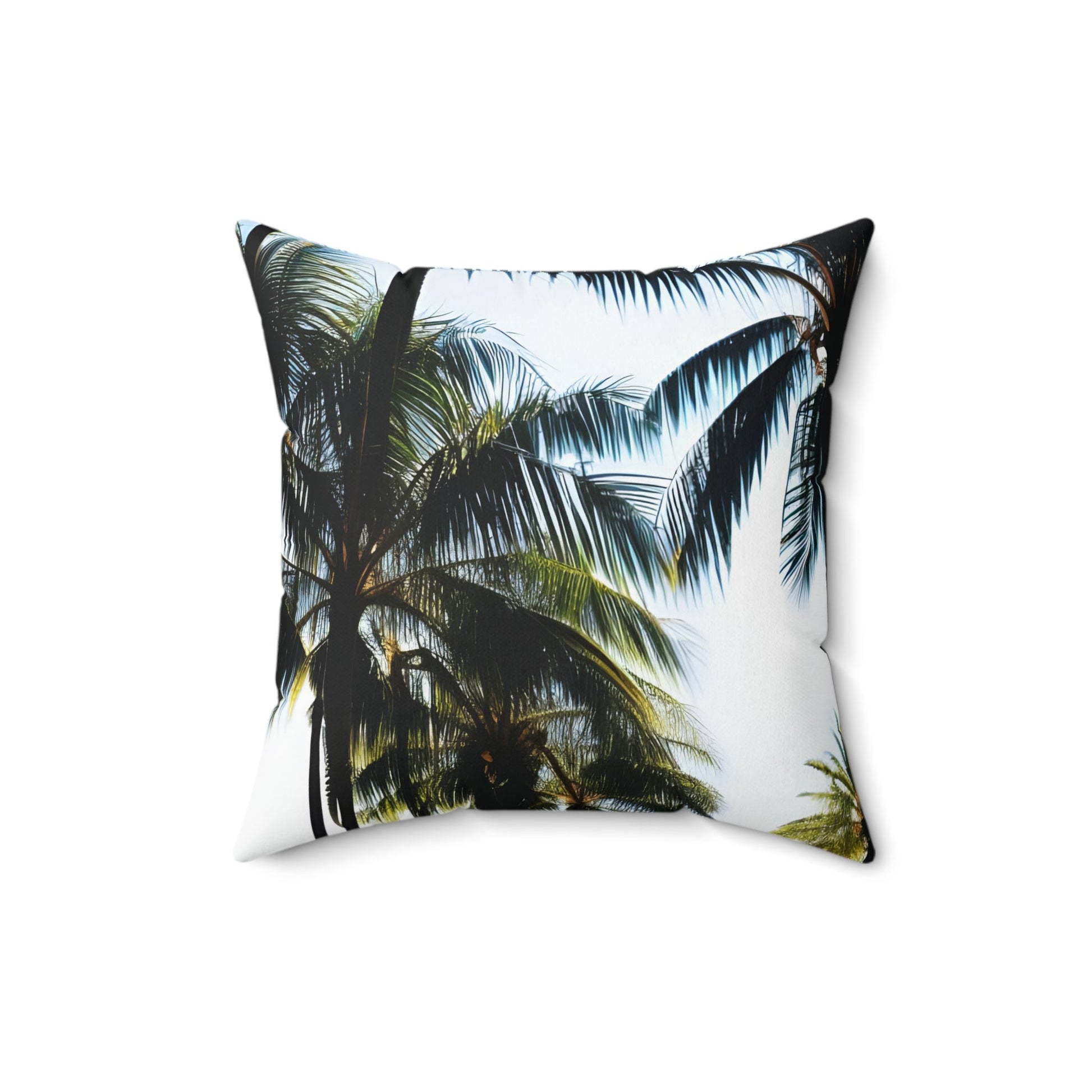 Palm Tree Square Throw Pillow Home Decor JSCHAFFA.com