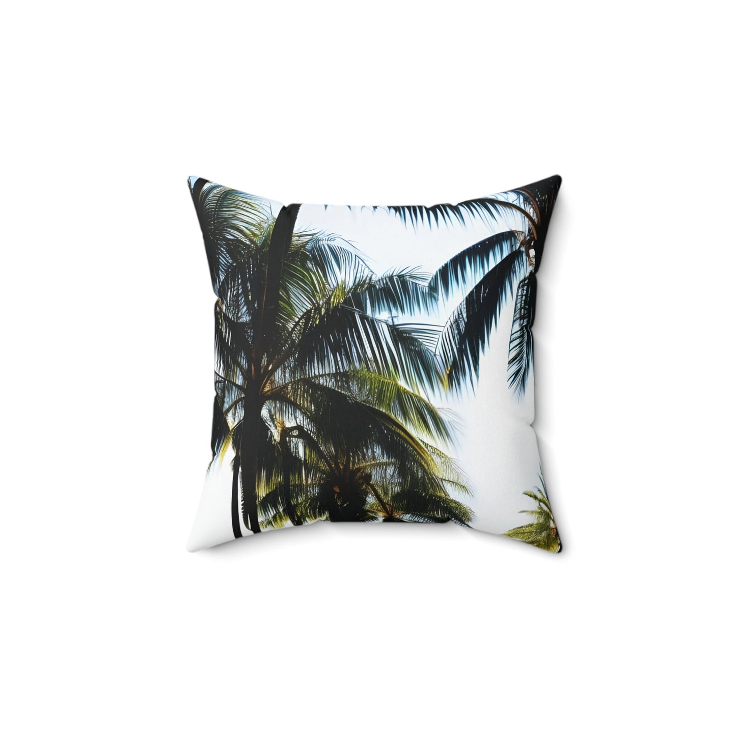 Palm Tree Square Throw Pillow Home Decor JSCHAFFA.com