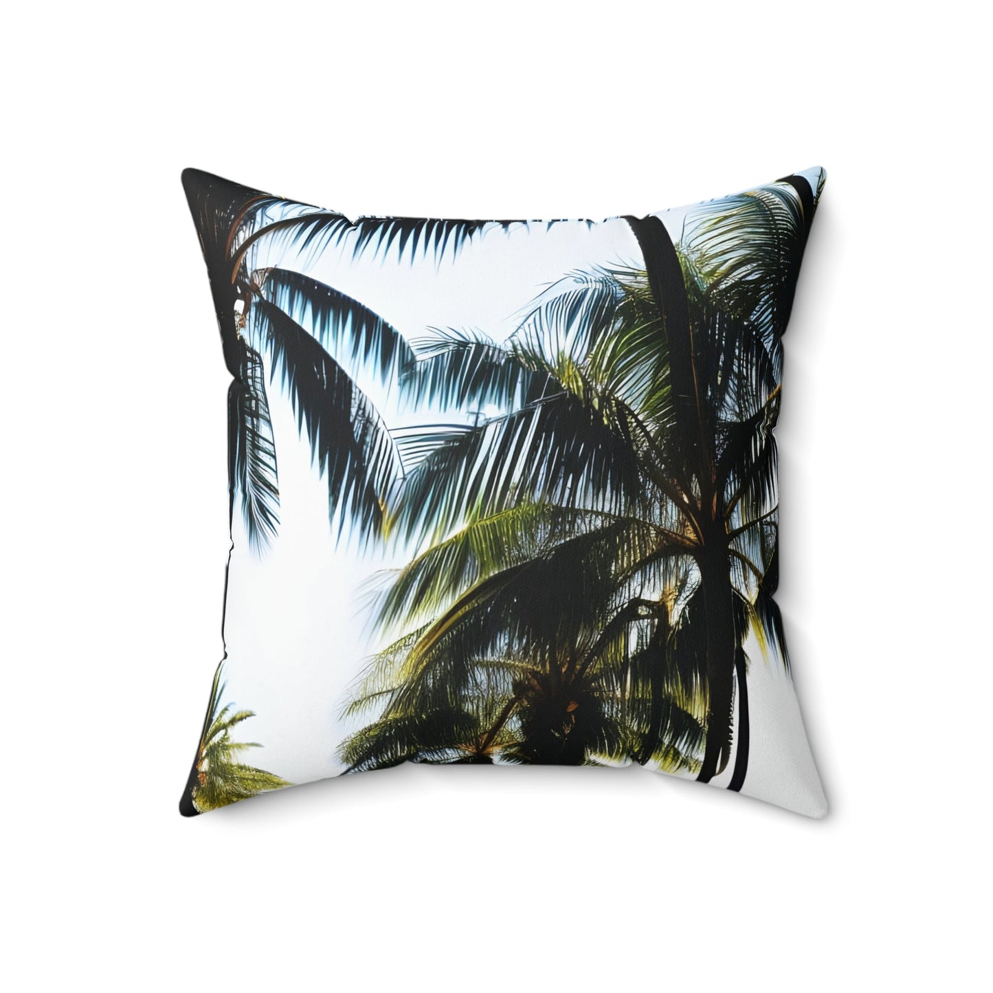 Palm Tree Square Throw Pillow Home Decor JSCHAFFA.com