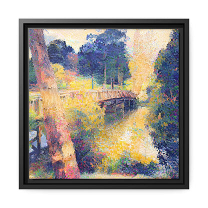 Park Foot Bridge | Matte Canvas | Black Frame Canvas JSCHAFFA.com