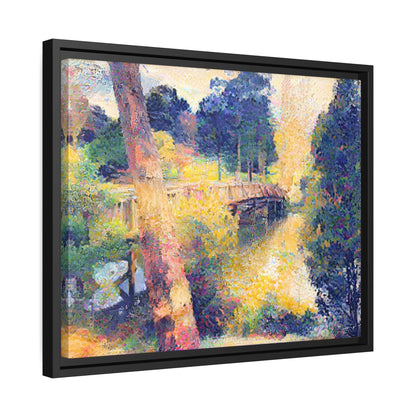 Park Foot Bridge | Matte Canvas | Black Frame Canvas JSCHAFFA.com