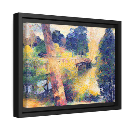 Park Foot Bridge | Matte Canvas | Black Frame Canvas JSCHAFFA.com