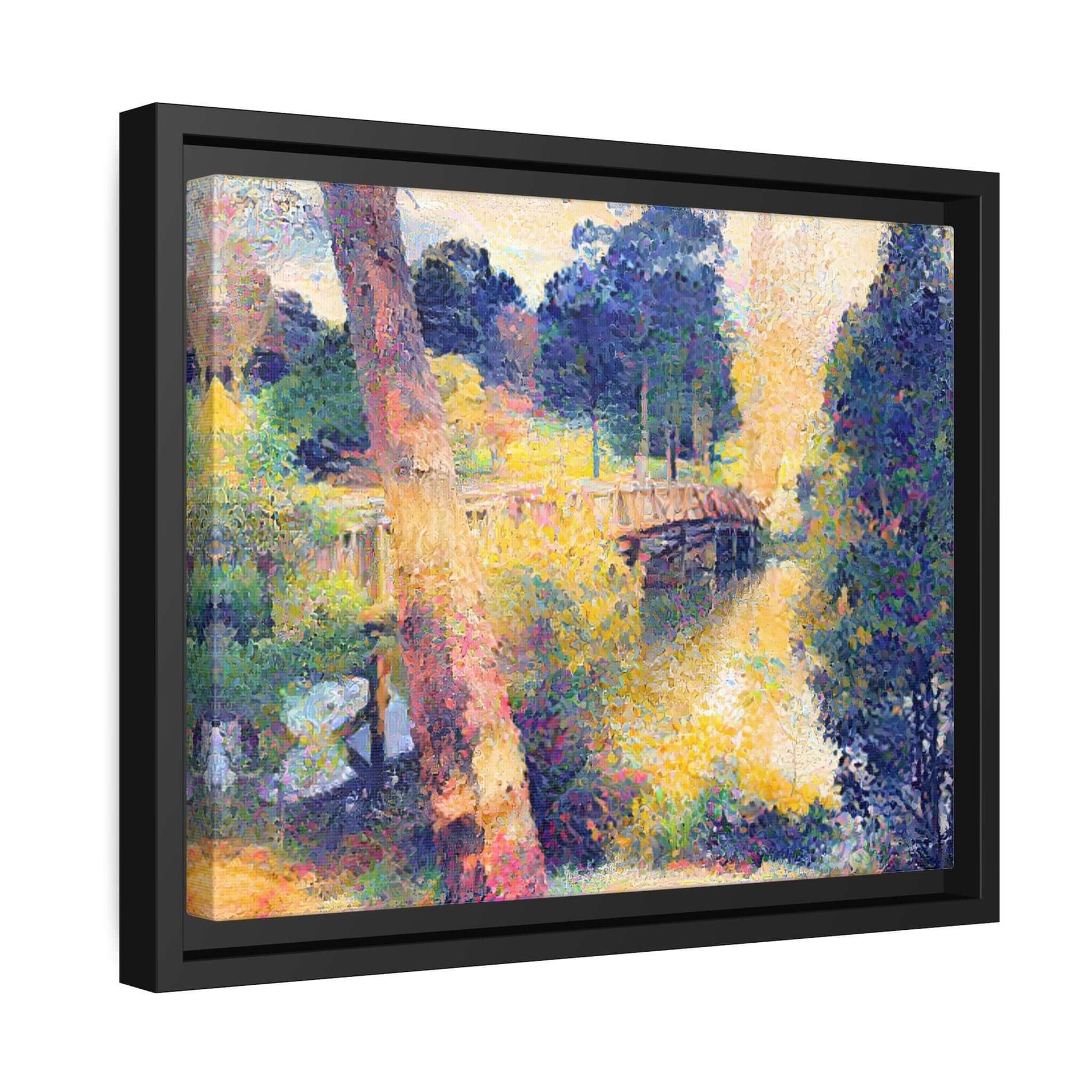 Park Foot Bridge | Matte Canvas | Black Frame Canvas JSCHAFFA.com