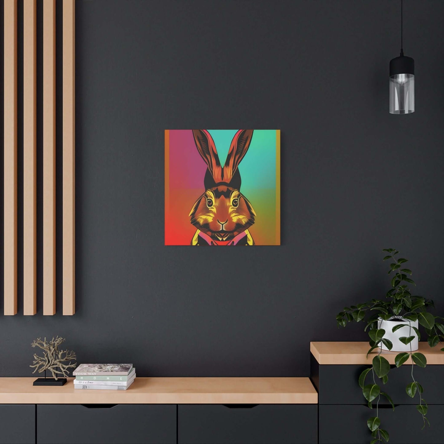 Rabbit Premium wall art Canvas decor Canvas JSCHAFFA.com