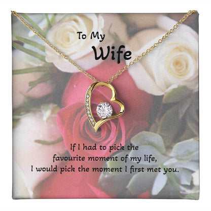 Roses are Forever, Love Necklace Wife Jewellery gold white gold finish Necklace Jewelry JSCHAFFA.com