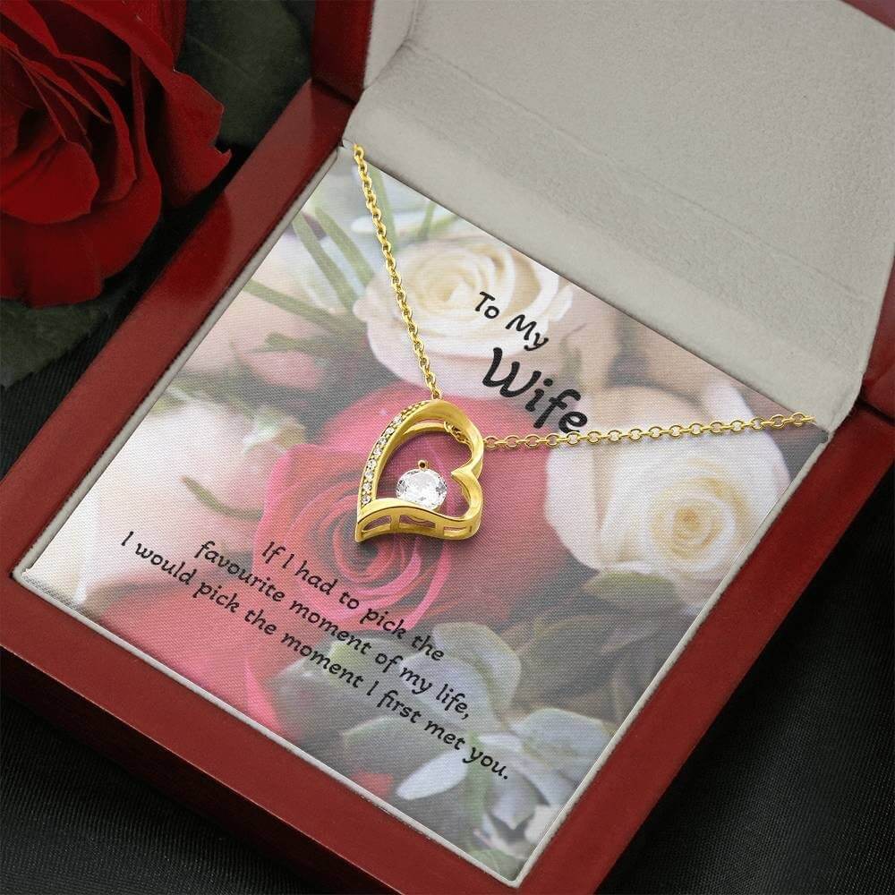 Roses are Forever, Love Necklace Wife Jewellery gold white gold finish Necklace Jewelry JSCHAFFA.com