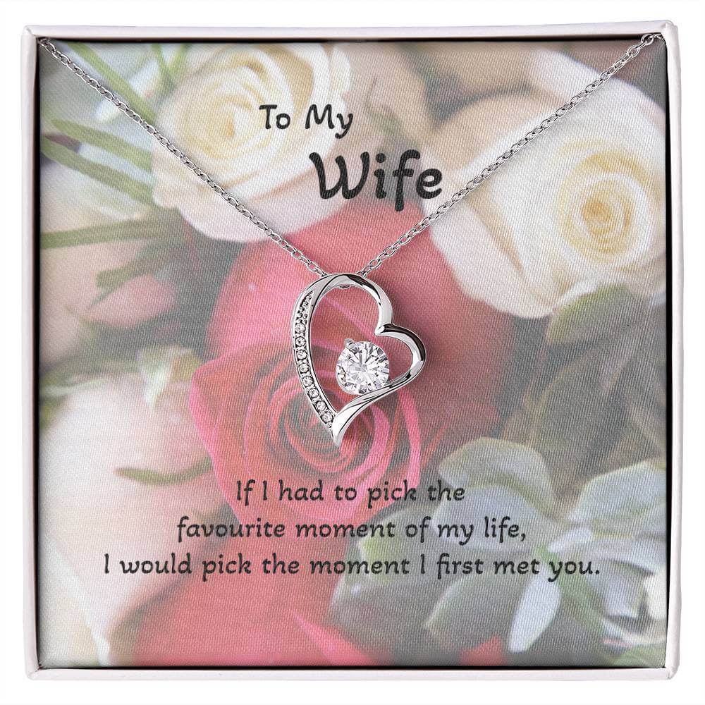 Roses are Forever, Love Necklace Wife Jewellery gold white gold finish Necklace Jewelry JSCHAFFA.com